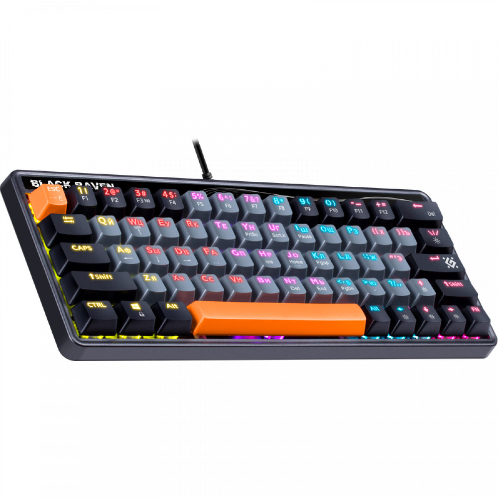 Клавиатура Defender Black Raven GK-417 45413 Проводная, USB - миниатюра 2