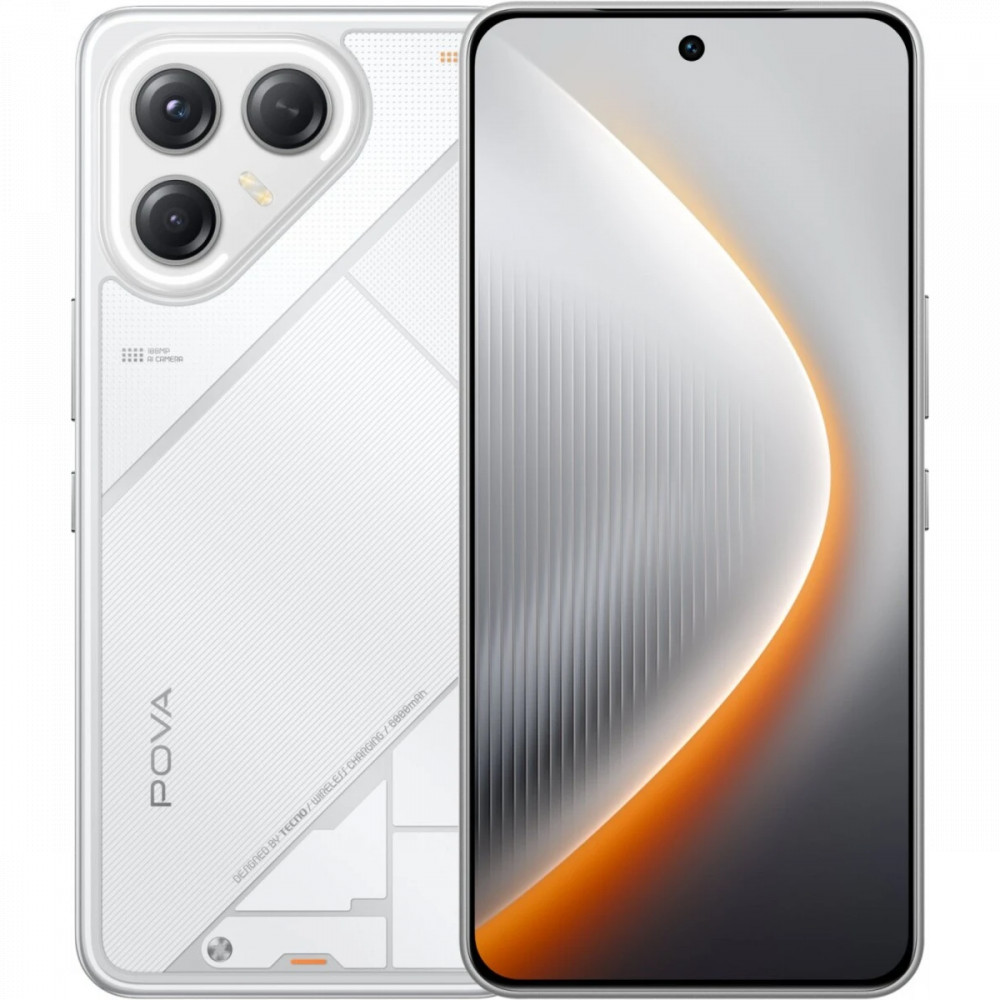 Смартфон TECNO Pova 7 Ultra 12/256Gb Geek White LJ9 256+12 GEEK WHITE 256 Гб, 12 Гб — фото товара