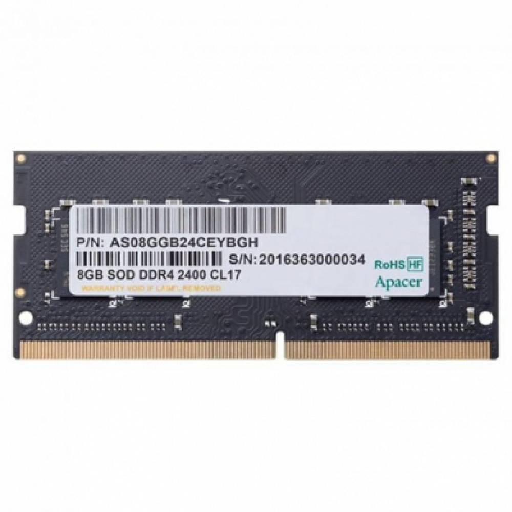 ОЗУ Apacer AS08GGB32CSYBGH SO-DIMM, DDR4, 8 Гб, 3200 МГц — фото товара
