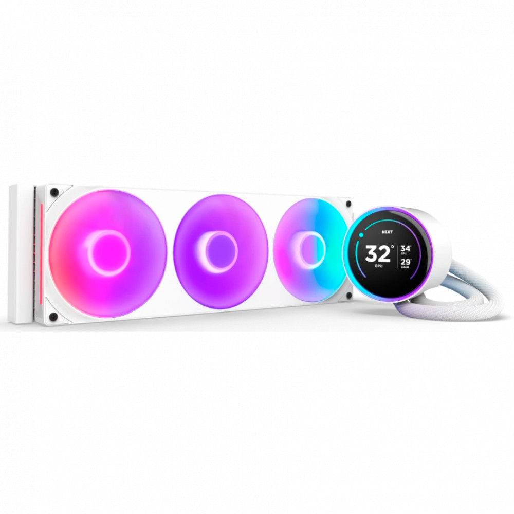 Система охлаждения NZXT Kraken Elite 360 RGB RL-KR36E-W2 Для процессора — фото товара
