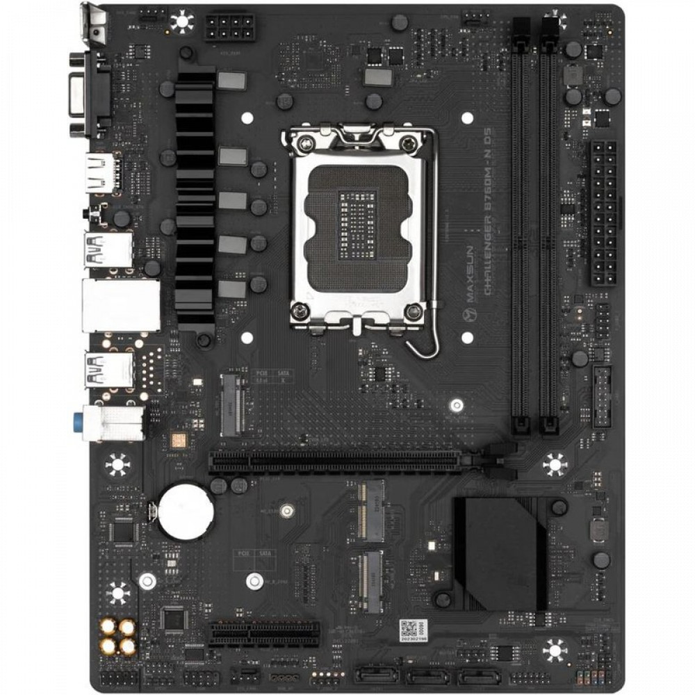 Материнская плата Maxsun MS-Challenger B760M-N D5 V2 Micro-ATX, LGA 1700 - миниатюра 2