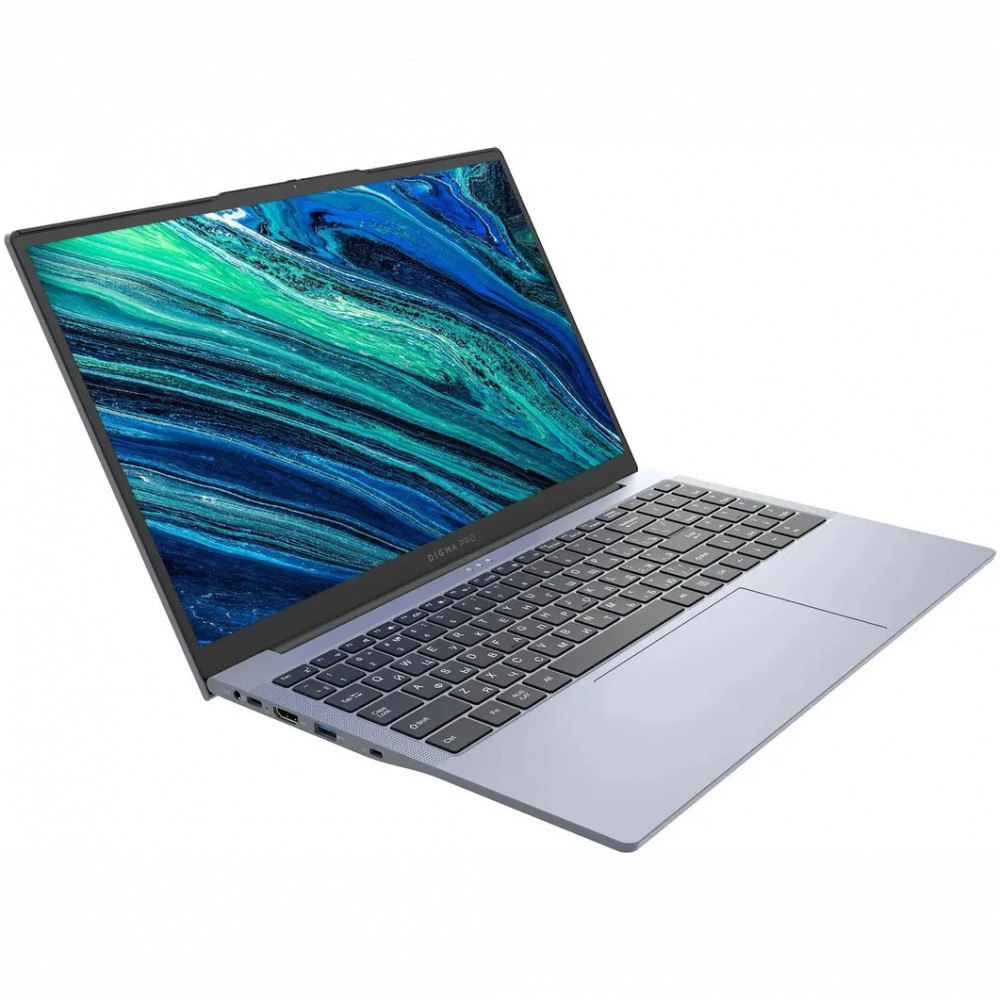 Ноутбук Digma PRO Cursus DN15R5-ADXW10 15.6 ", FHD 1920x1080 (16:9), AMD, Ryzen 5, 16 Гб, 512 ГБ, AMD Radeon Vega, Windows 11 Pro — фото товара