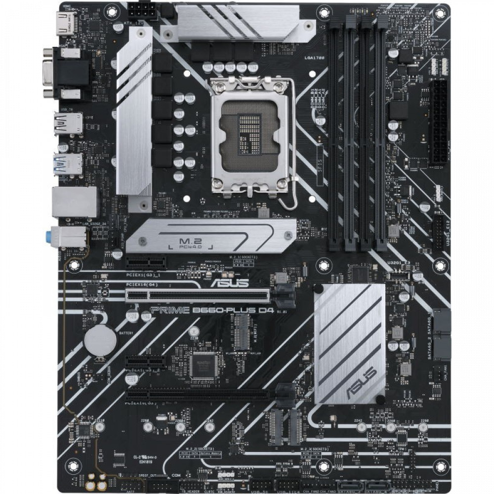 Материнская плата Asus PRIME B660-PLUS D4 90MB18X0-M0EAY0 ATX, LGA 1700 - миниатюра 2