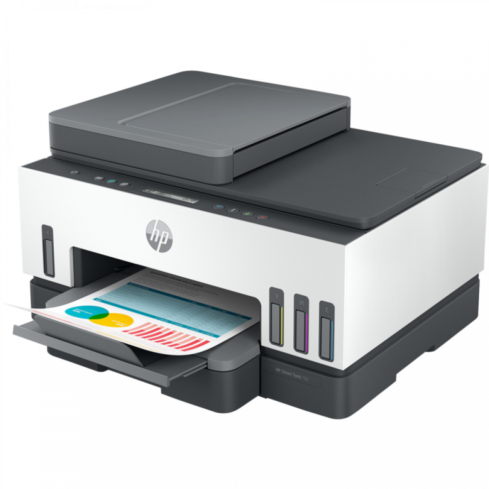 МФУ HP Smart Tank 750 All-in-One 6UU47A А4, Струйный, Цветная - миниатюра 3