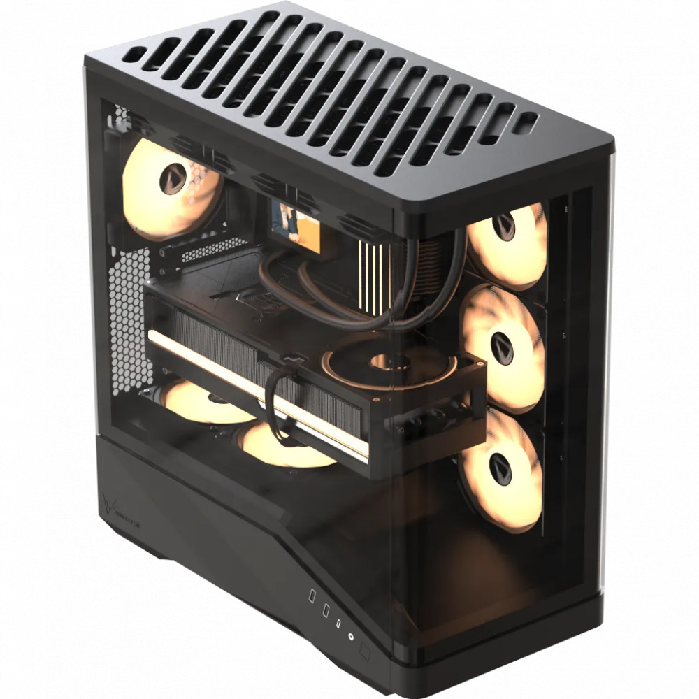 Корпус Formula Crystal U9 PA Black Mid-Tower - миниатюра 2