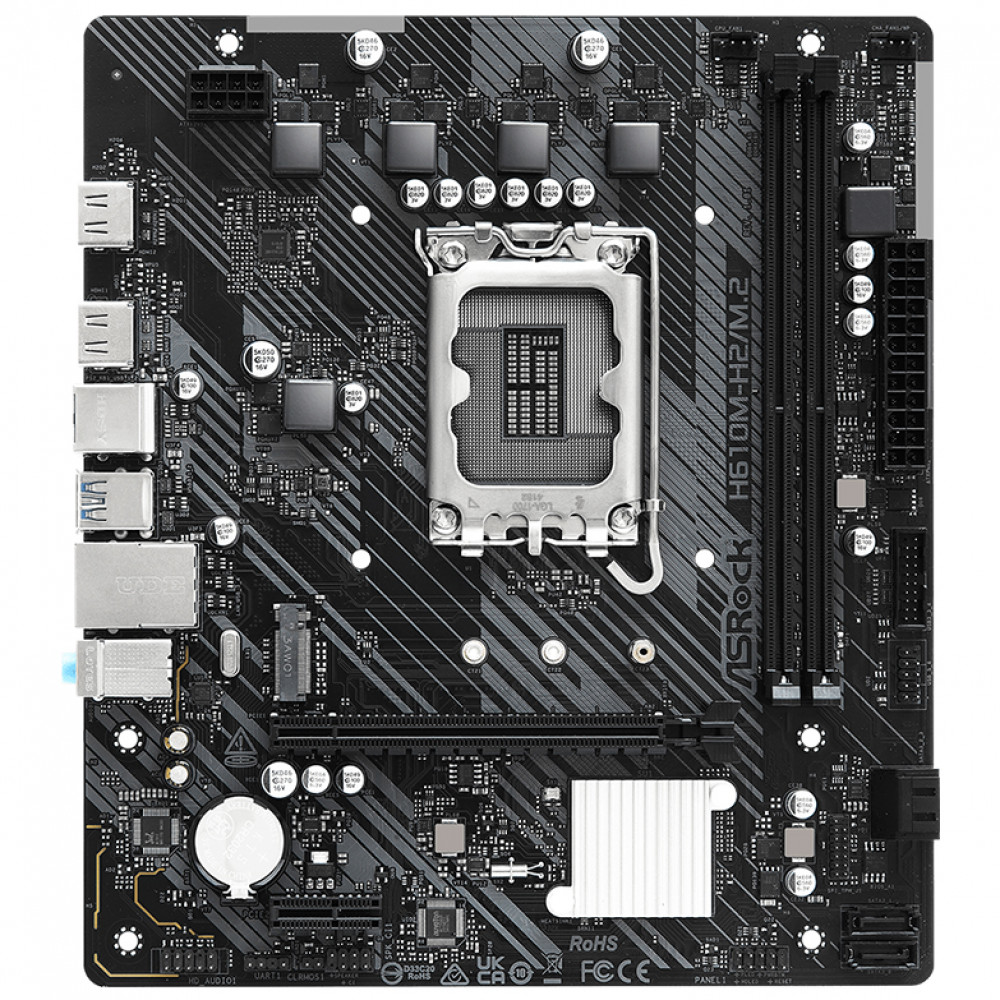 Материнская плата ASRock H610M-H2/M.2 Micro-ATX, LGA 1700 — фото товара