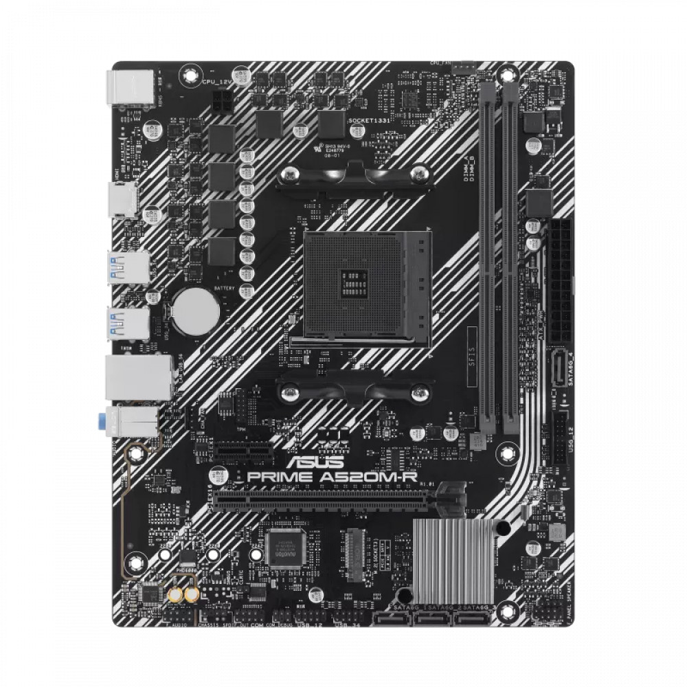 Материнская плата Asus PRIME A520M-R Micro-ATX, AMD AM4 — фото товара