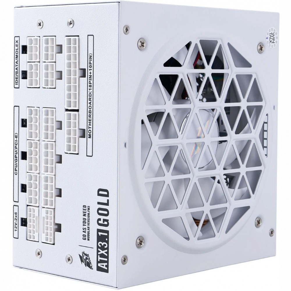 Блок питания 1STPLAYER NGDP GOLD HA-1200BA4-WH 1200 Вт, 80+ Gold - миниатюра 3