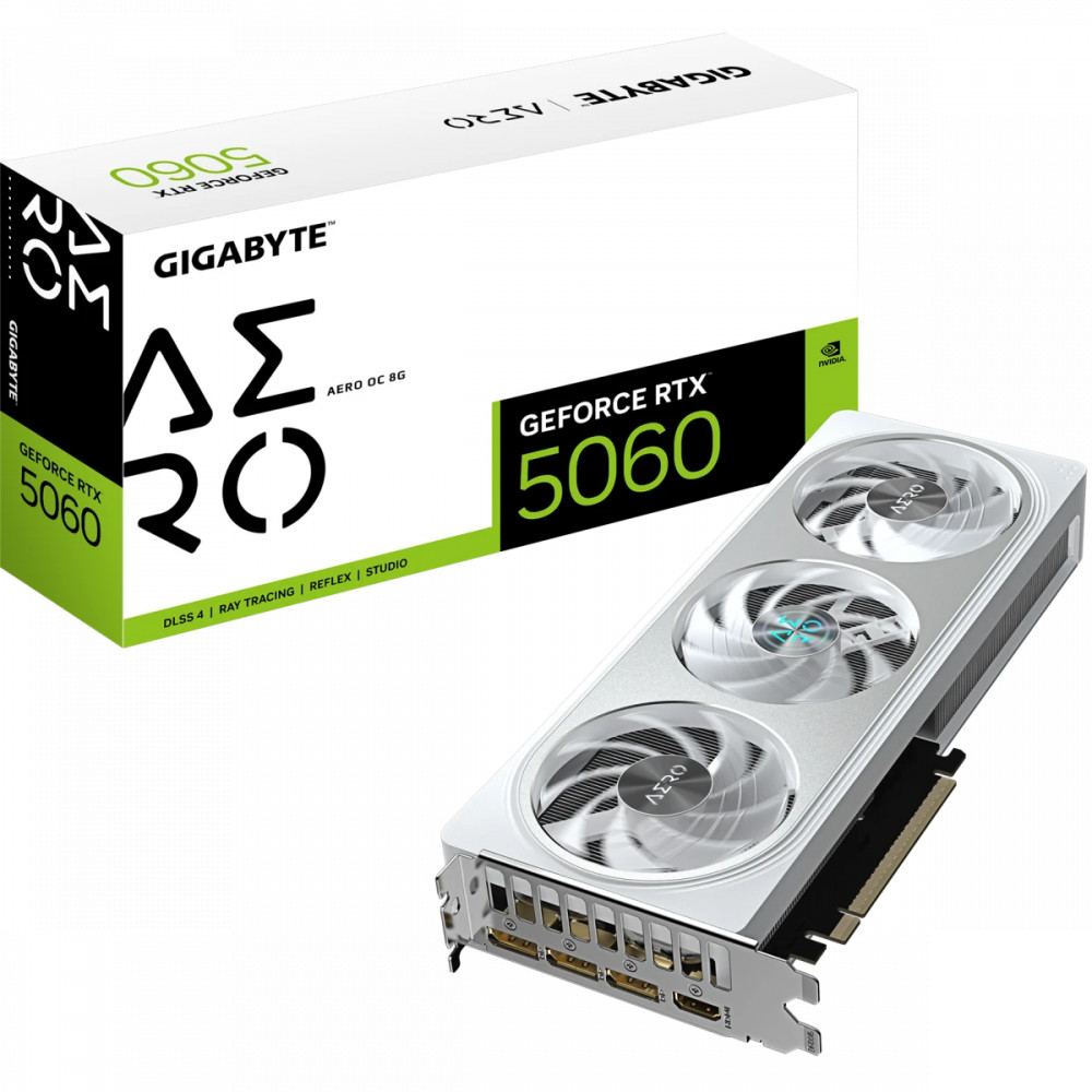 Видеокарта Gigabyte GeForce RTX 5060 AERO OC 8Gb GV-N5060AERO OC-8GD 8 ГБ - миниатюра 5