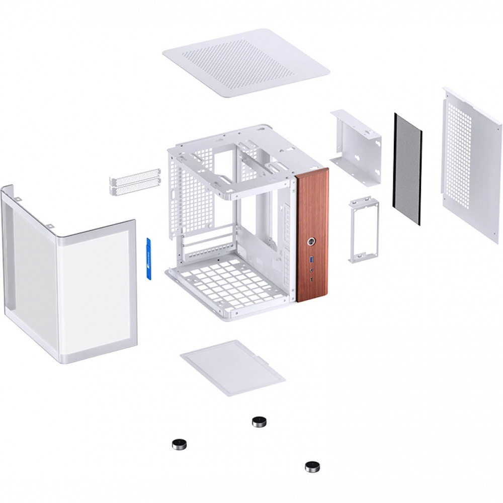 Корпус Jonsbo TK-0 White Mini-Tower - миниатюра 4