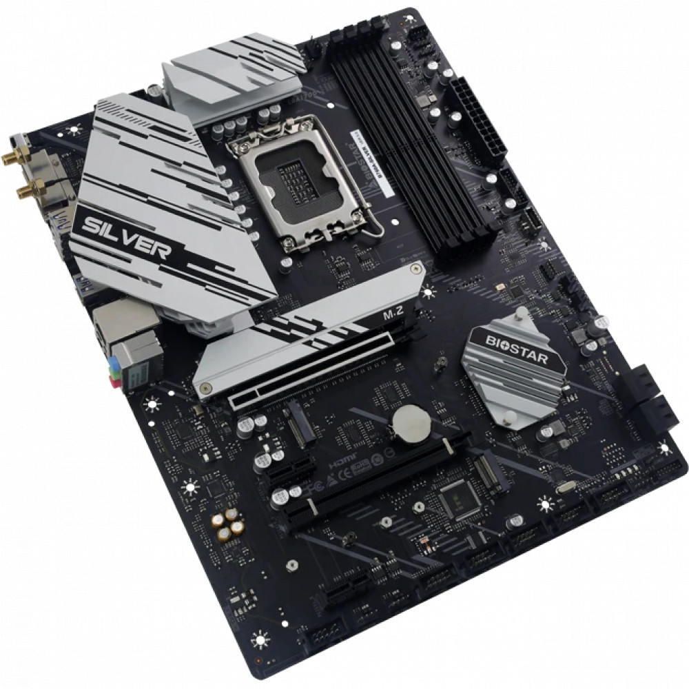 Материнская плата BIOSTAR B760A-SILVER ATX, LGA 1700 - миниатюра 2