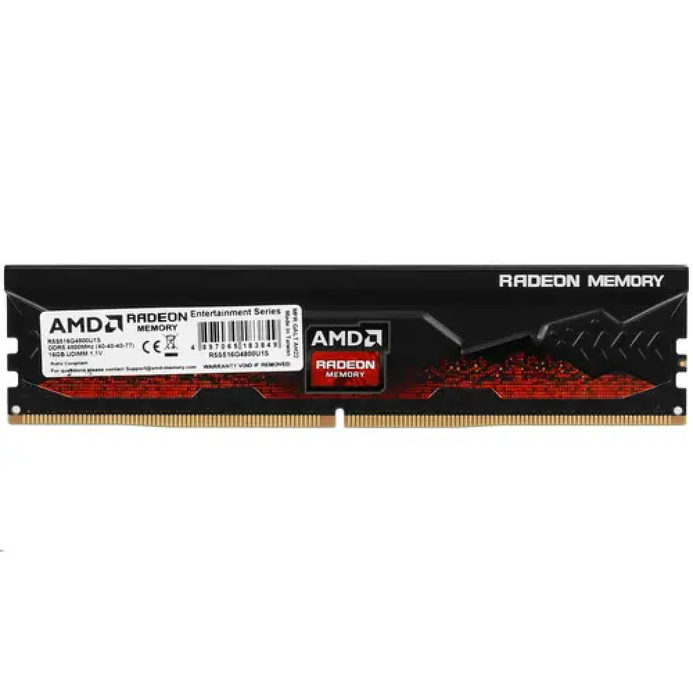ОЗУ AMD Radeon R5 [R5S516G4800U1S] DIMM, DDR5, 16 Гб, 4800 МГц - миниатюра 2