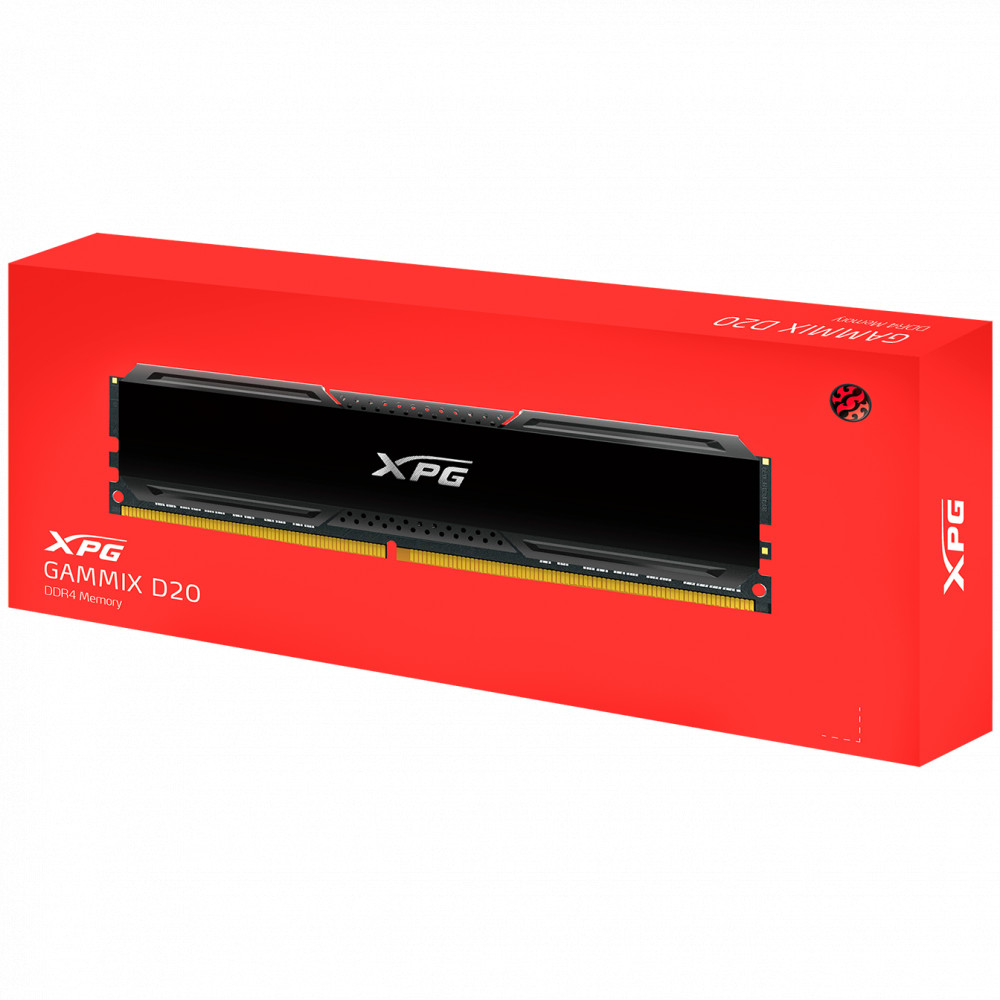 ОЗУ ADATA XPG Gammix D20 8GB AX4U36008G18I-CBK20 DIMM, DDR4, 8 Гб, 3600 МГц - миниатюра 2