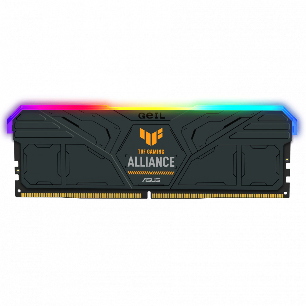 ОЗУ Geil GEMINI RGB TUF Gaming Alliance GMST564GB5600C38ADC DIMM, DDR5, 64 Гб (2 х 32 Гб), 5600 МГц — фото товара