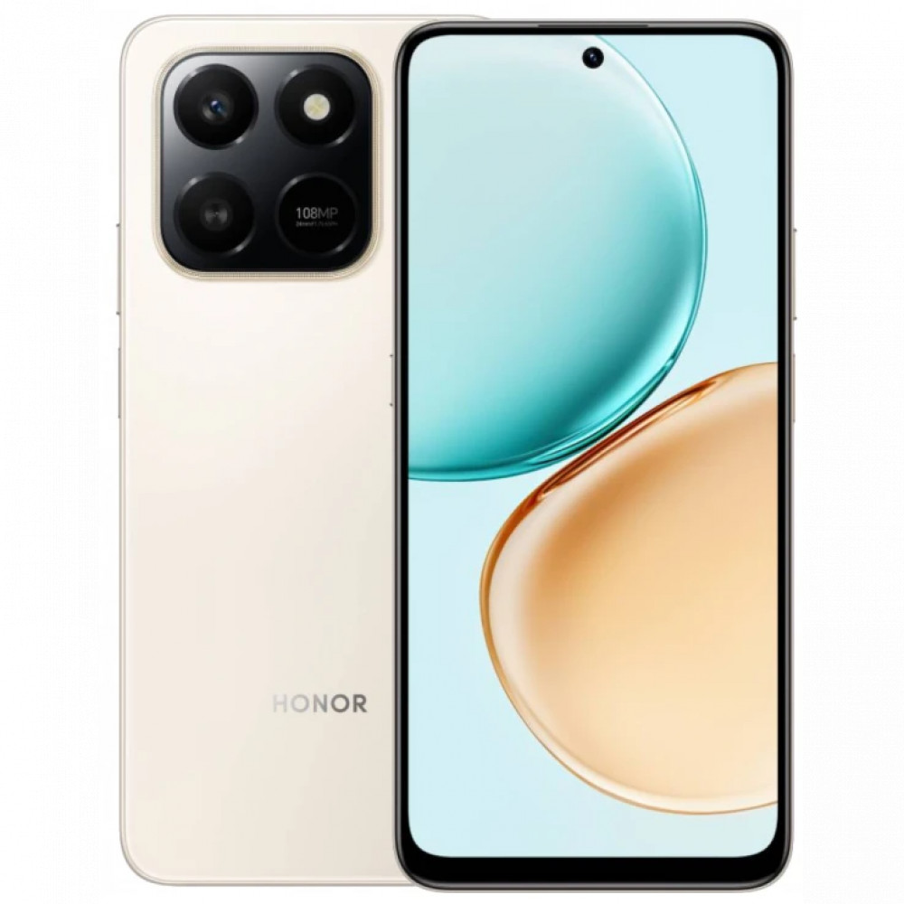 Смартфон Honor X7d 6/128Gb Desert Gold 5109BXJS 128 Гб, 6 Гб — фото товара