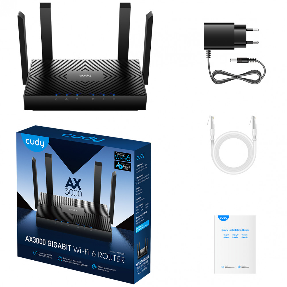 Маршрутизатор для дома CUDY WR3000 - миниатюра 4