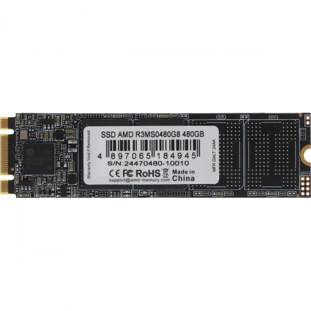 Жесткий диск AMD R3MS0480G8 SSD (твердотельные), 480 ГБ, M.2, SATA — фото товара