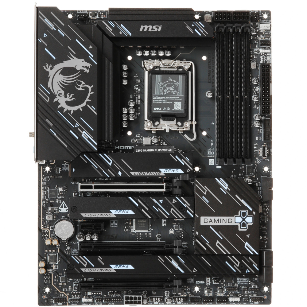 Материнская плата MSI Z890 GAMING PLUS WIFI6E ATX, LGA 1851 — фото товара