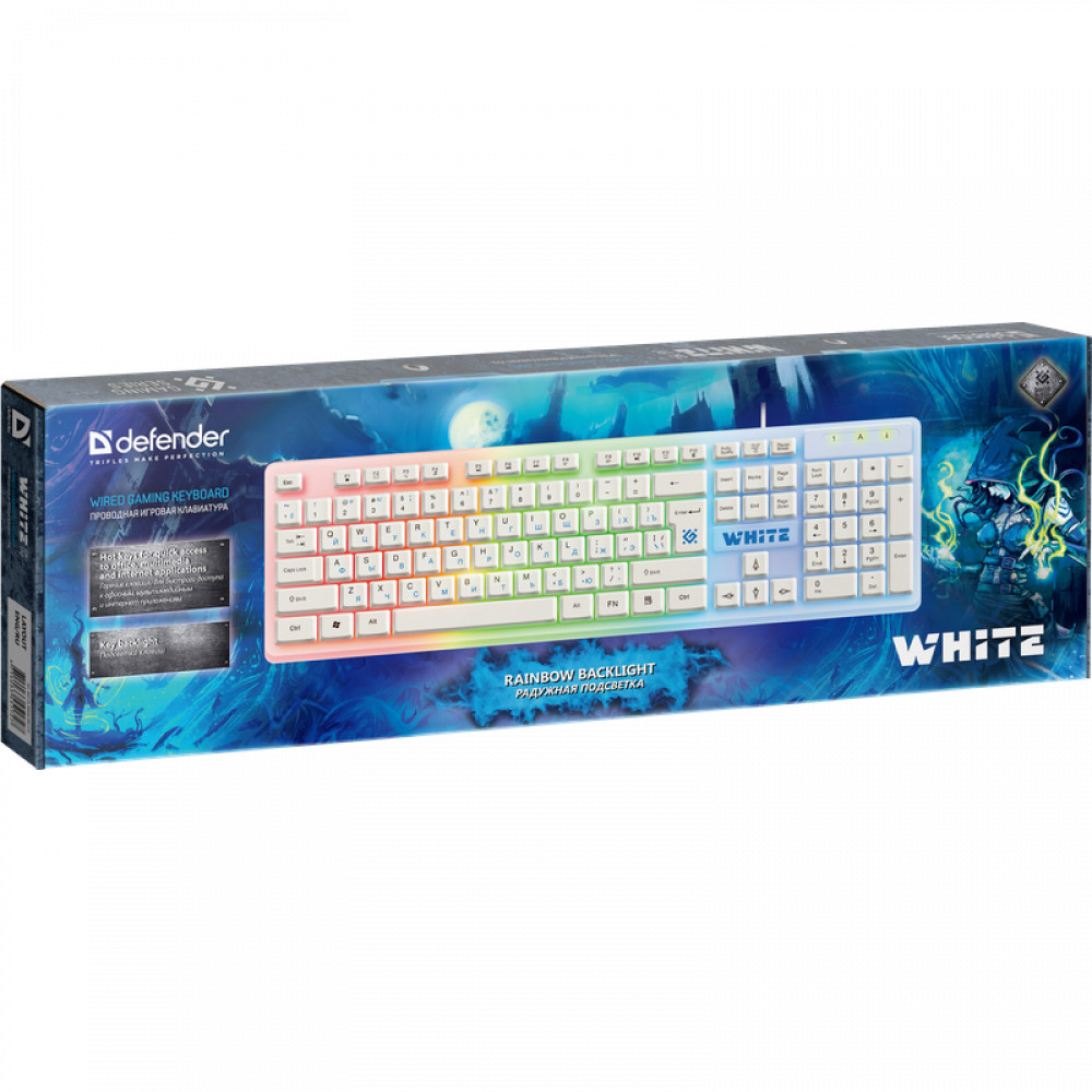 Клавиатура Defender GK-172 45172 Проводная, USB - миниатюра 4