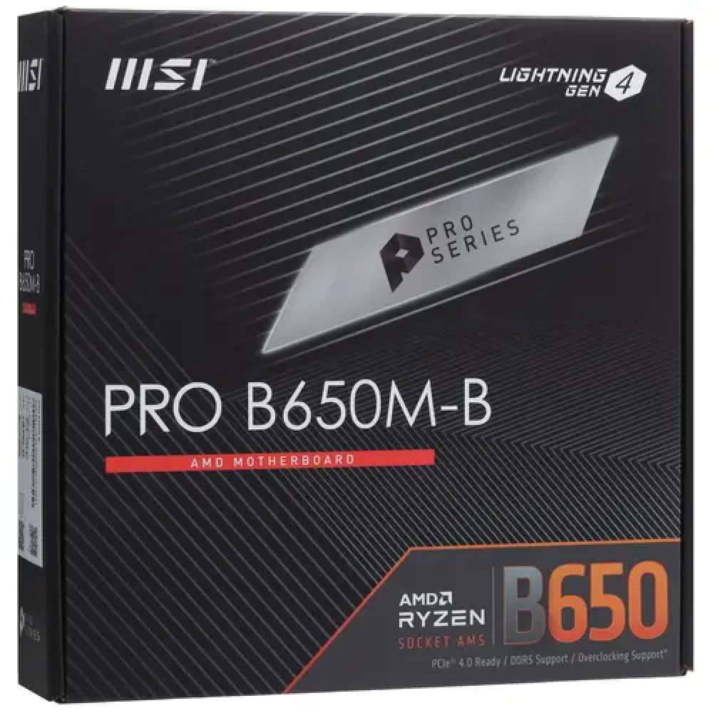 Материнская плата MSI PRO B650M-B Micro-ATX, AMD AM5 - миниатюра 5