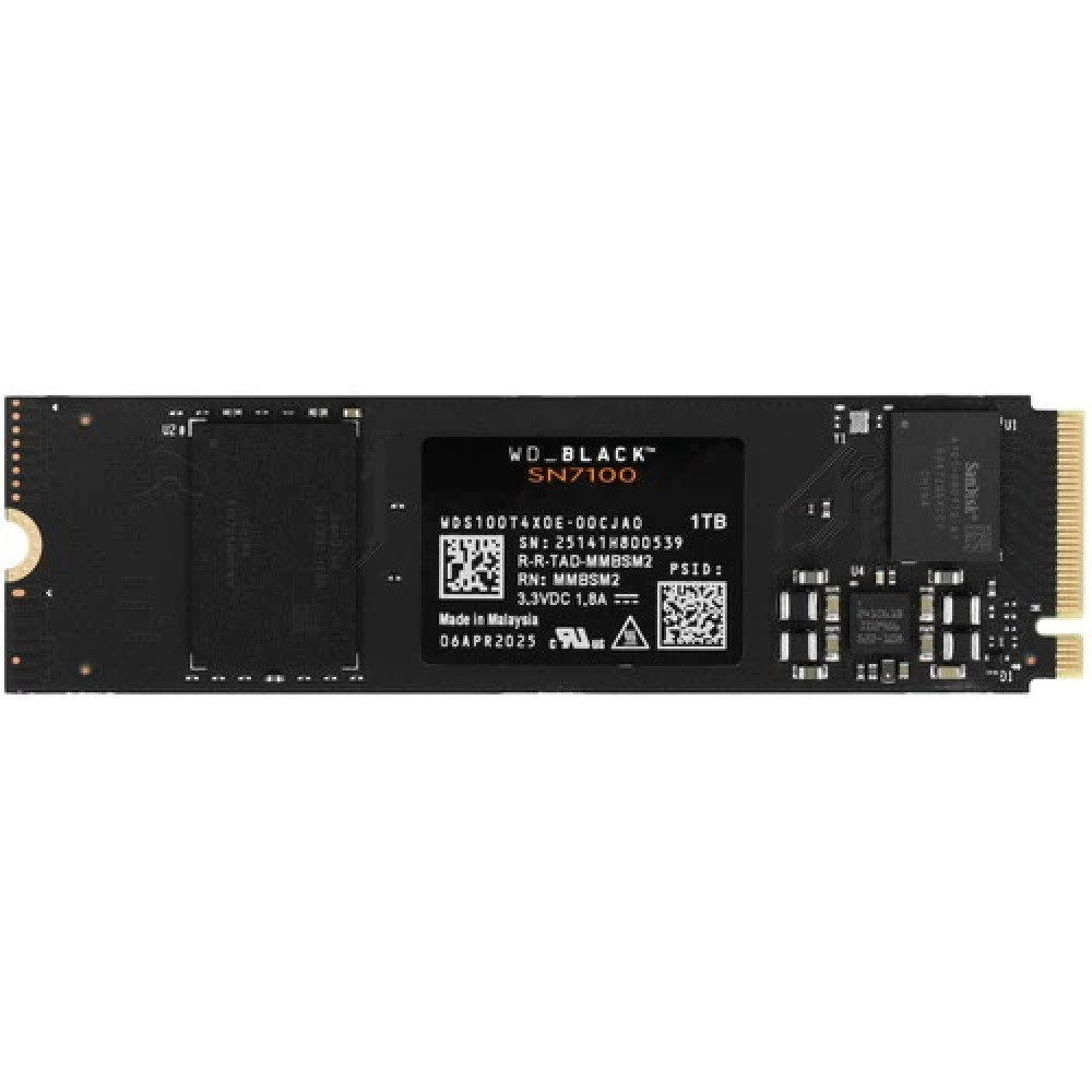 Жесткий диск Western Digital WDS100T4X0E SSD (твердотельные), 1 ТБ, M.2, PCIe — фото товара