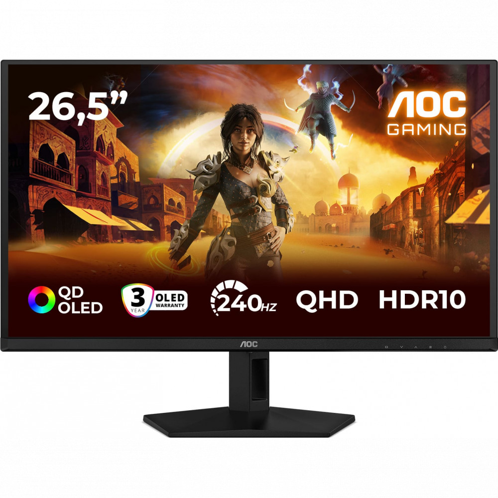 Монитор AOC Q27G41ZDF 26.5 ", QD-OLED, Quad HD 2560x1440 (16:9), 240 Гц — фото товара