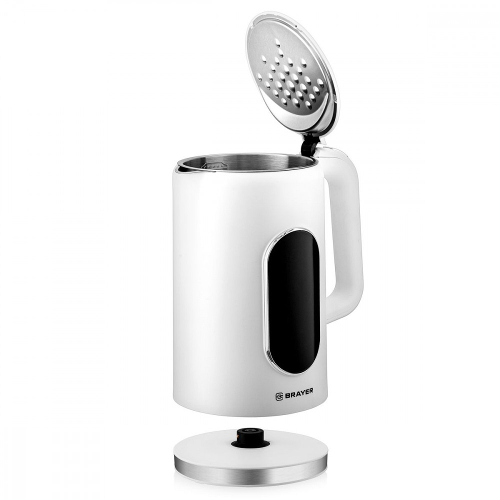 BRAYER 6107BR-WH Чайник, 1.7 л., 2200 Вт - миниатюра 6