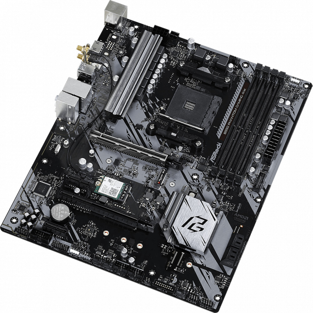 Материнская плата ASRock B550 PHANTOM GAMING 4/AC ATX, AMD AM4 - миниатюра 3