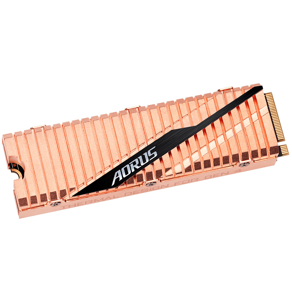 Жесткий диск Gigabyte AORUS NVMe Gen4 GP-ASM2NE6500GTTD SSD (твердотельные), 500 ГБ, M.2, PCIe - миниатюра 2