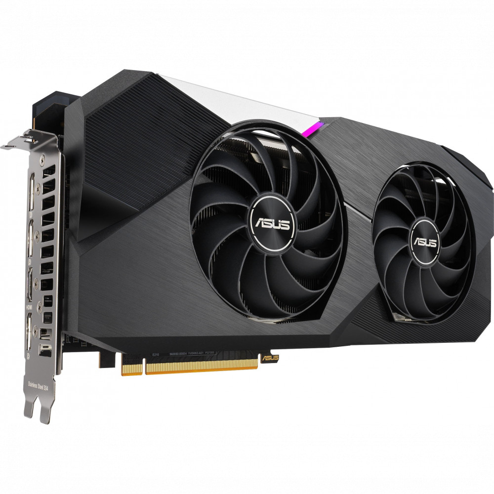 Видеокарта Asus AMD Radeon RX 6750XT DUAL-RX6750XT-O12G 12 ГБ - миниатюра 2