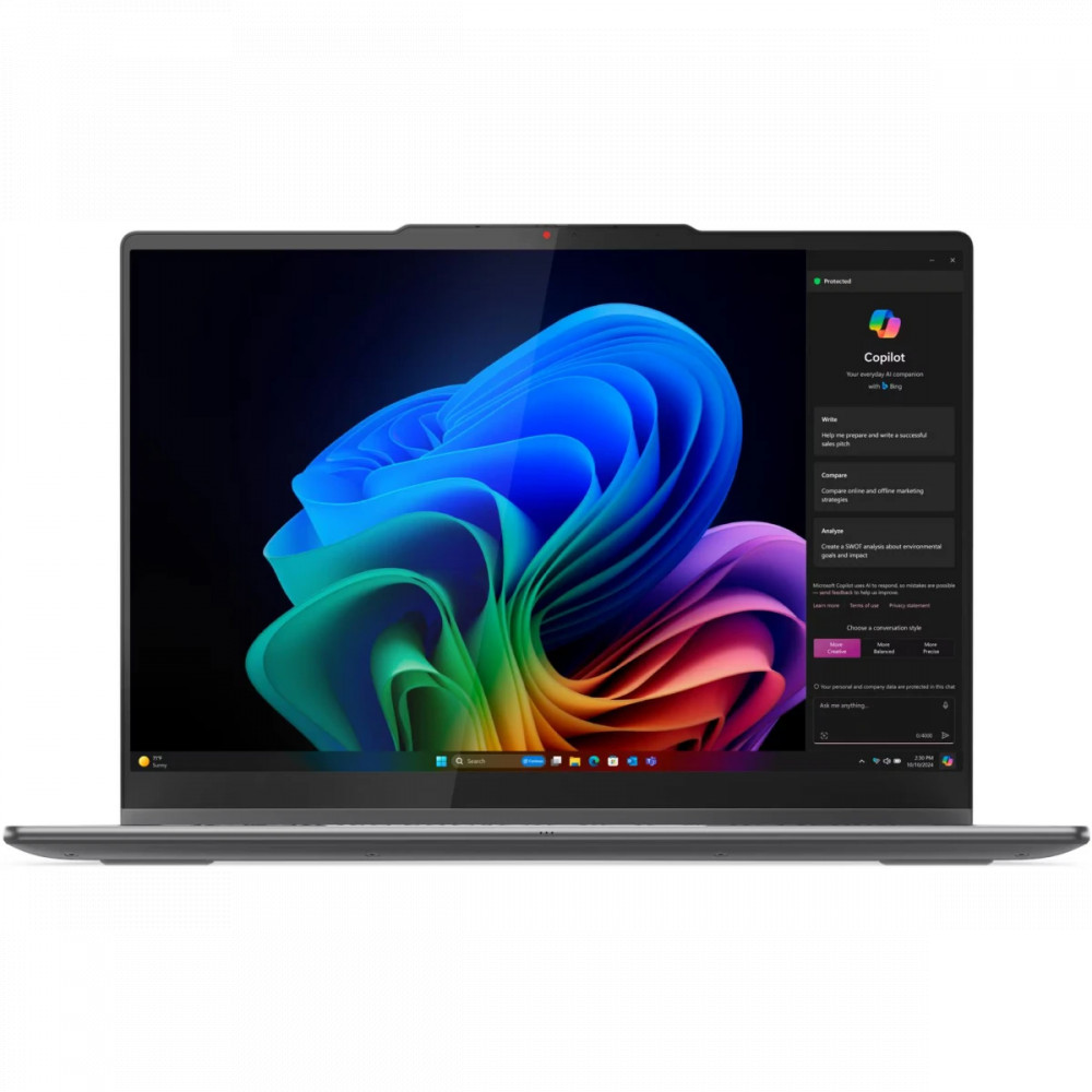 Ноутбук Lenovo Yoga 7 2-in-1 14IML9 Storm Grey 83JQ00BLUE 14 ", WQXGA+ 2880x1800 (16:10), Intel, Core Ultra 7, 16 Гб, 512 ГБ, Intel Arc Graphics, Windows 11 Home - миниатюра 2