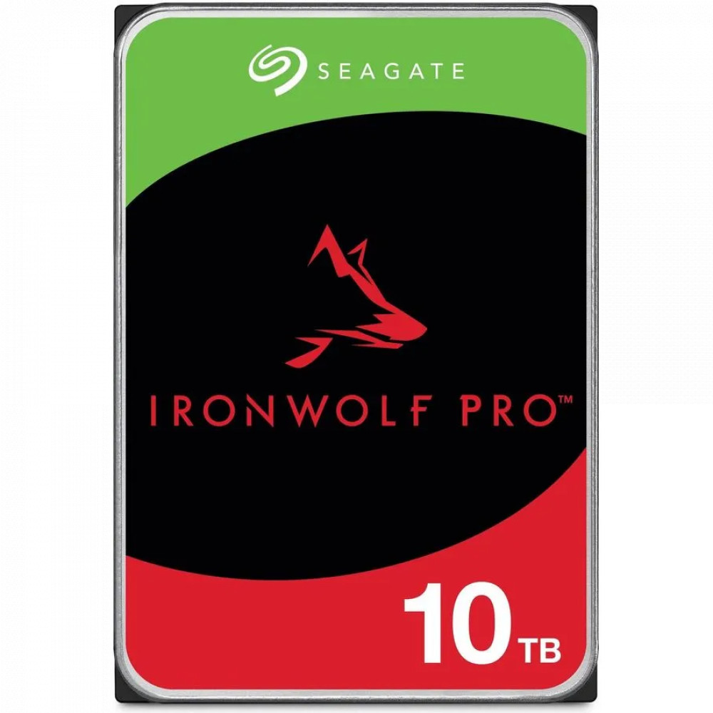 Жесткий диск Seagate IronWolf PRO ST10000NT001 HDD (классические), 10 ТБ, 3.5 дюйма, SATA — фото товара