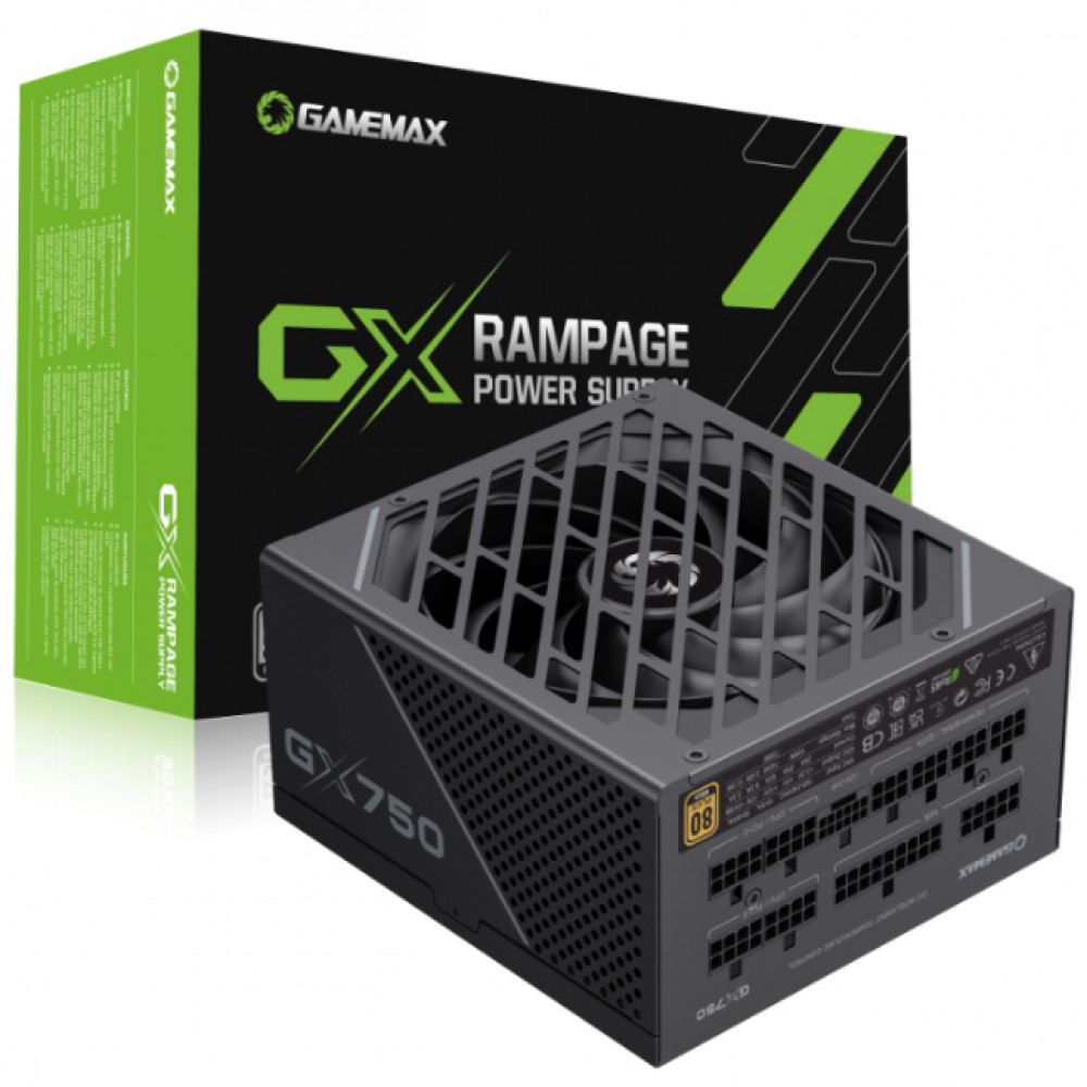 Блок питания GameMax GX-750 PRO BK 214607500022 750 Вт, 80+ Bronze - миниатюра 3