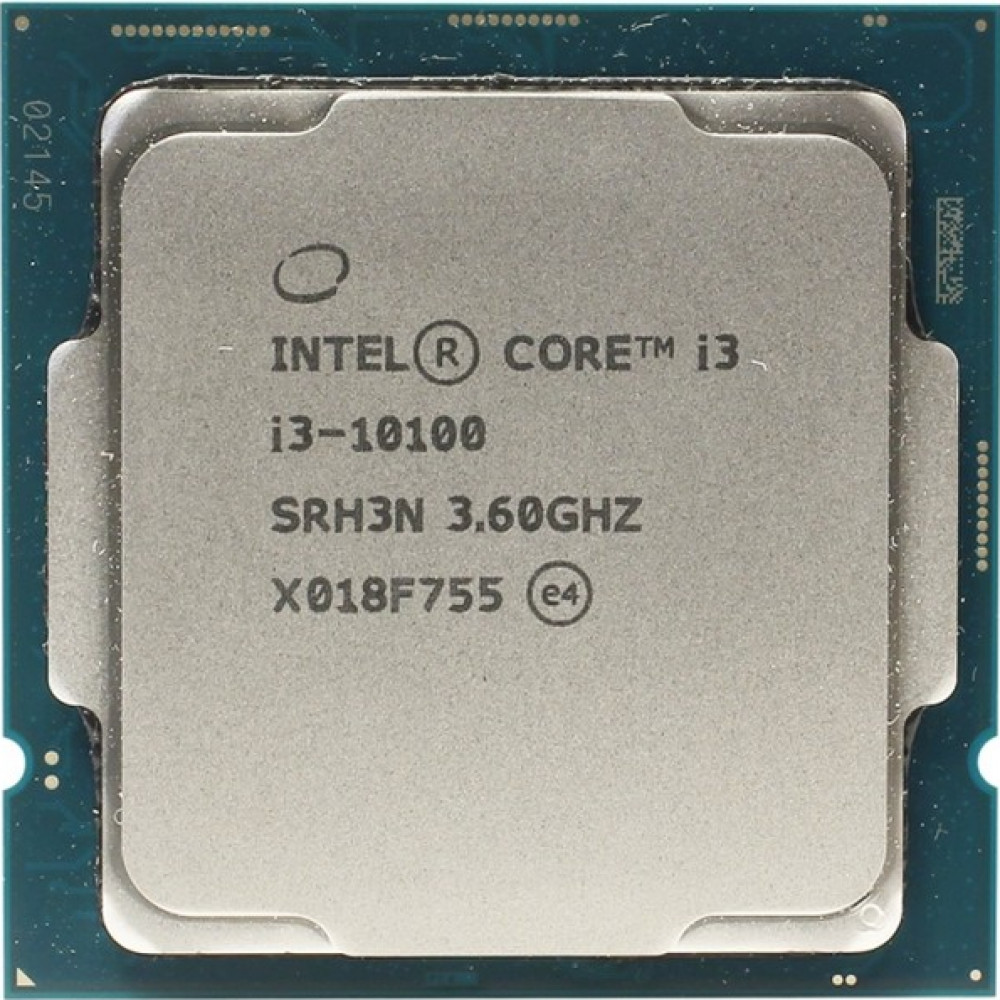 Процессор Intel CORE I3-10100 S1200 OEM CM8070104291317 S RH3N 999TKG Core i3, 4, 3.6, 6, OEM — фото товара