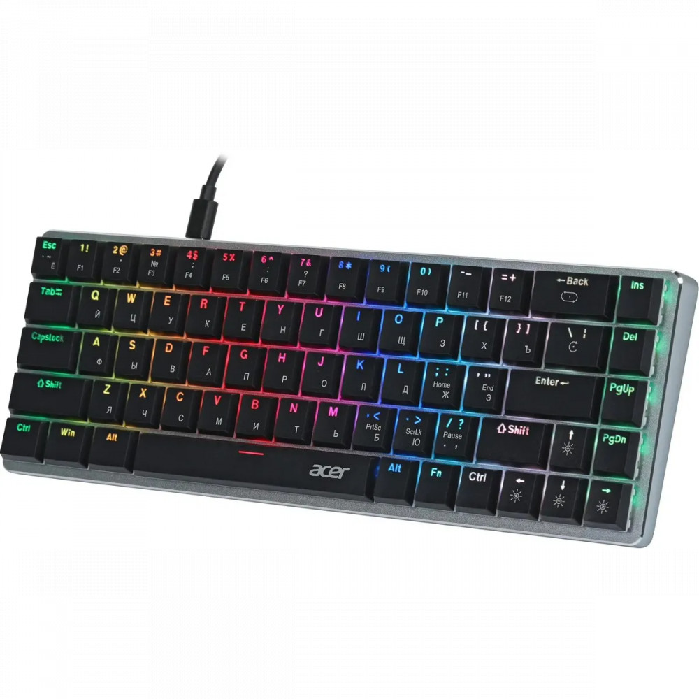Клавиатура Acer OKW302 ZL.KBDCC.01C Проводная, USB - миниатюра 2