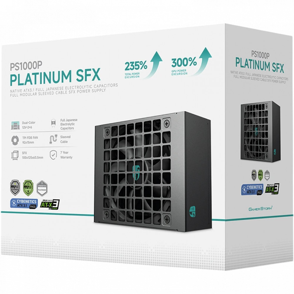 Блок питания GamerStorm PS1000P R-PSA00P-FE0B-WGEU 1000 Вт - миниатюра 5