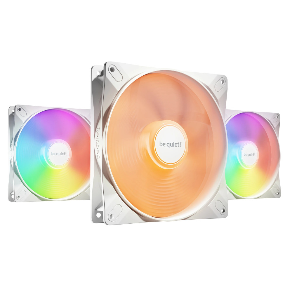 Система охлаждения be quiet! LIGHT WINGS LX 140mm PWM High Speed 3-Pack White BL131 Для системного блока — фото товара