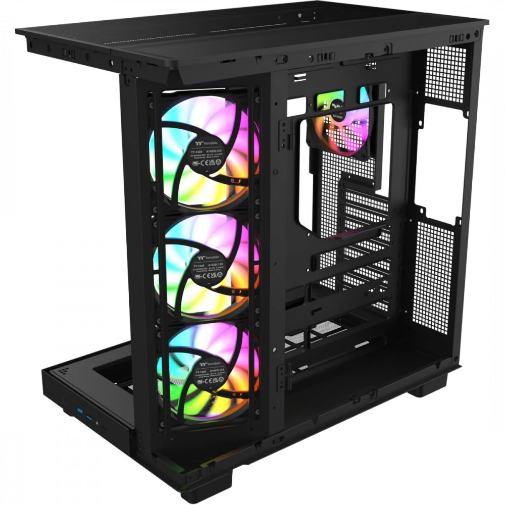 Корпус Thermaltake View 380 XL WS ARGB Black CA-11E-00M1WN-WS Mid-Tower - миниатюра 2