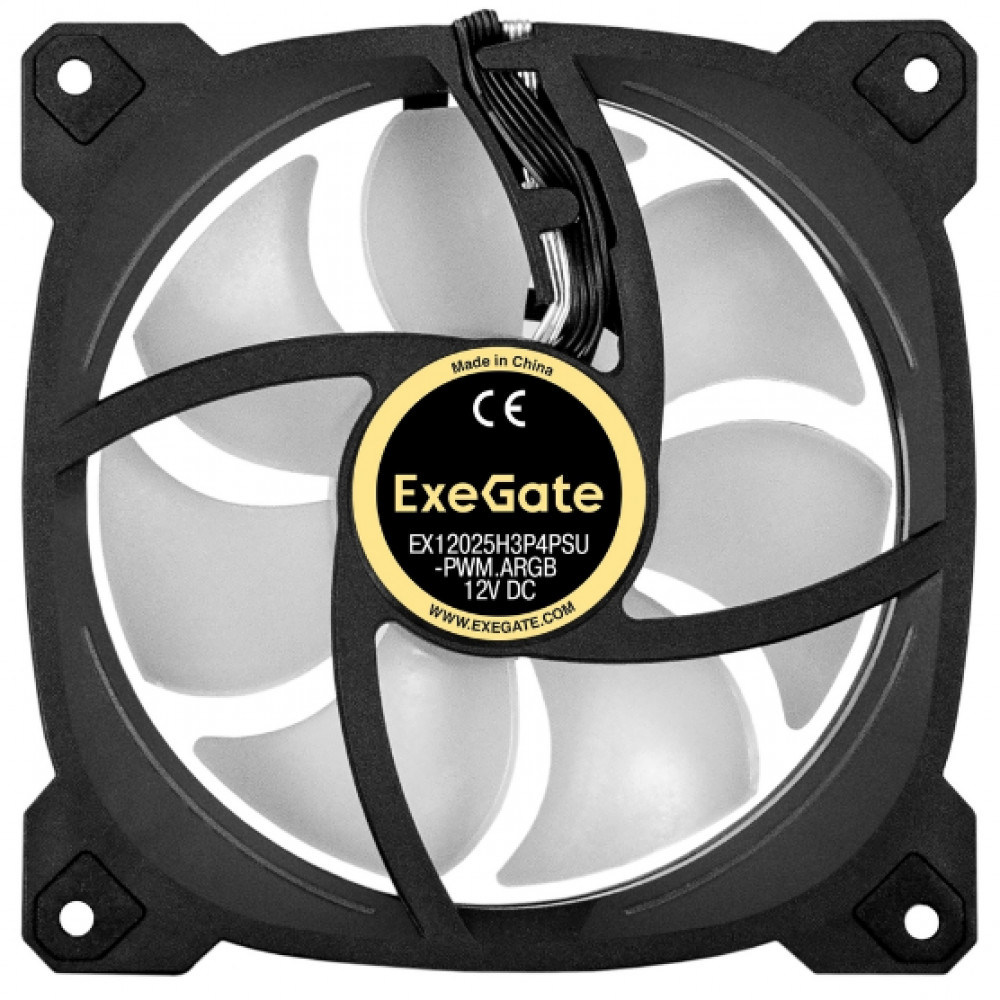 Система охлаждения ExeGate EX12025H3P4PSU-PWM.ARGB EX295970RUS Для системного блока - миниатюра 3