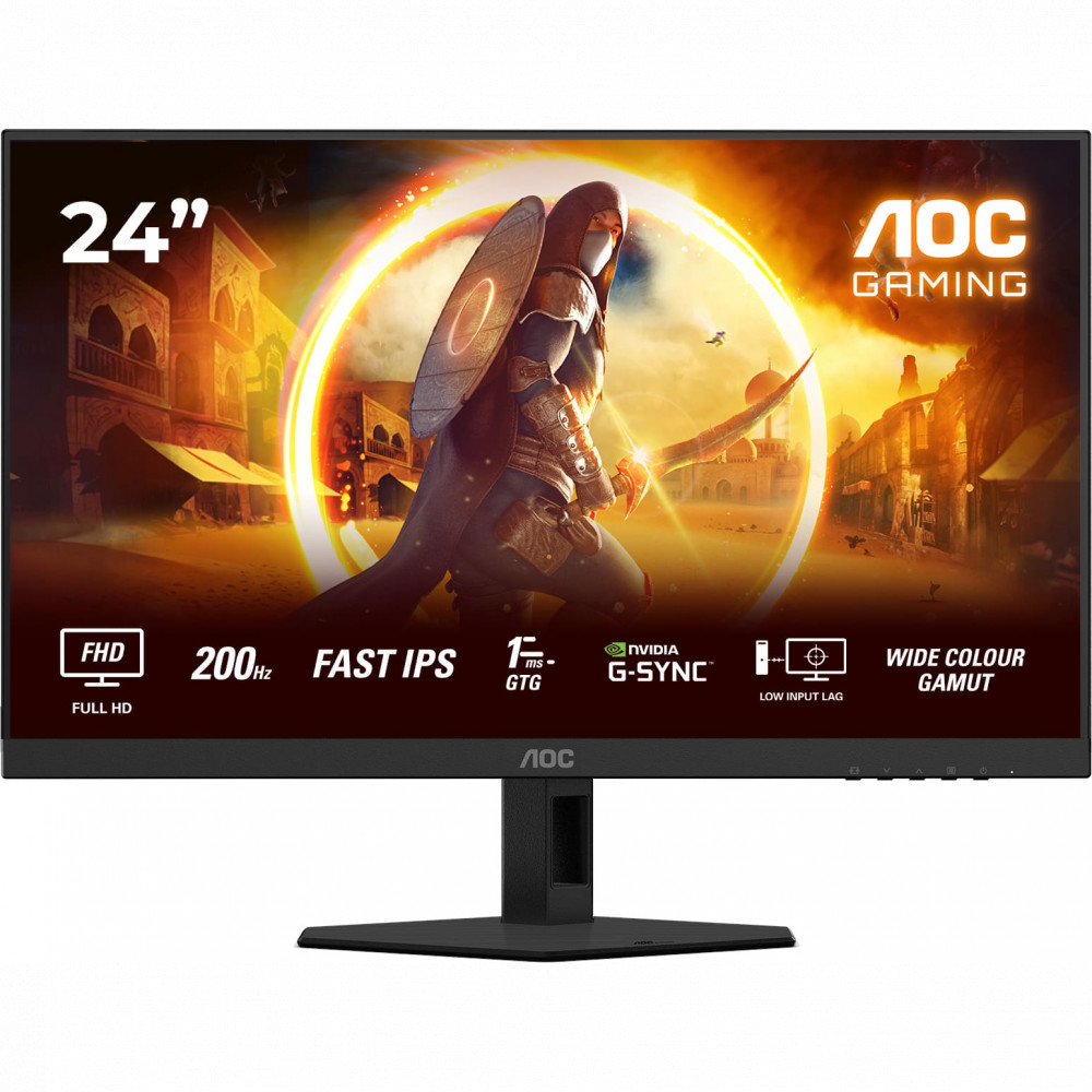 Монитор AOC 24G4HRE/01 23.8 ", IPS, Full HD 1920x1080 (16:9), 200 Гц — фото товара