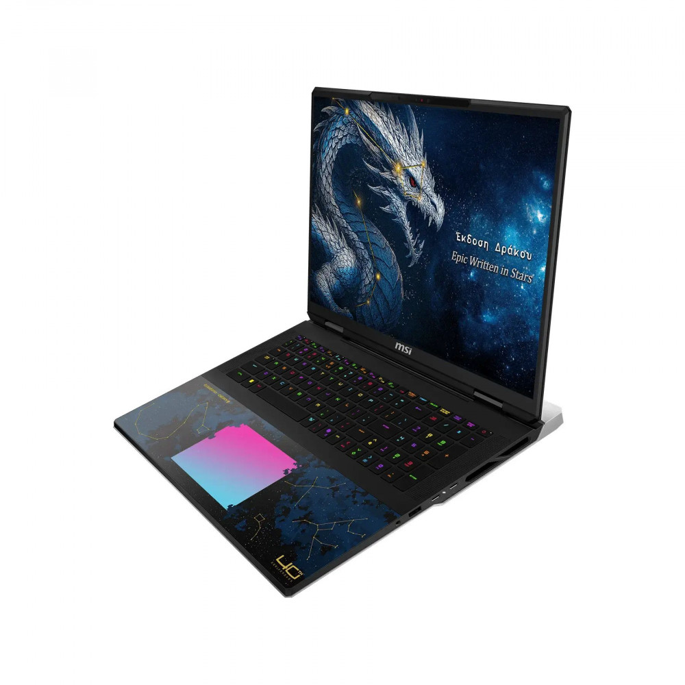 Ноутбук MSI Titan 18 HX Dragon Edition Draco 9S7-1824D6-1251 18 ", 4K Ultra HD + 3840x2400 (16:10), Intel, Core Ultra 9, 4 ТБ, nVidia GeForce RTX 5090, Windows 11 Home - миниатюра 2