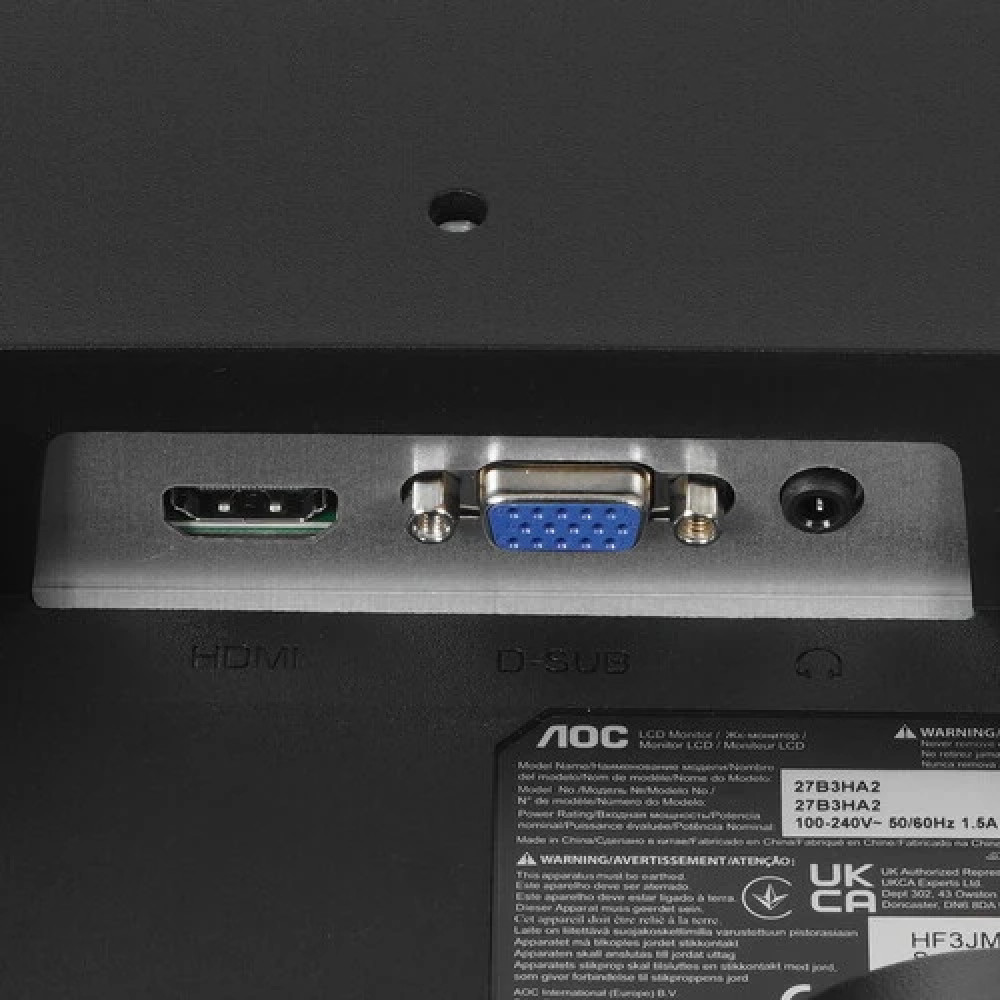 Монитор AOC 27B3HA2 Черный 27 ", IPS, Full HD 1920x1080 (16:9), 100 Гц - миниатюра 4