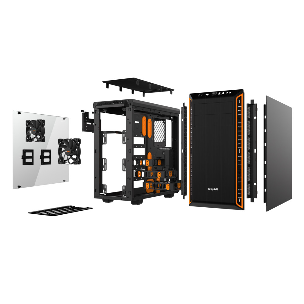 Корпус be quiet! PURE BASE 600 Window Orange BGW20 - миниатюра 3
