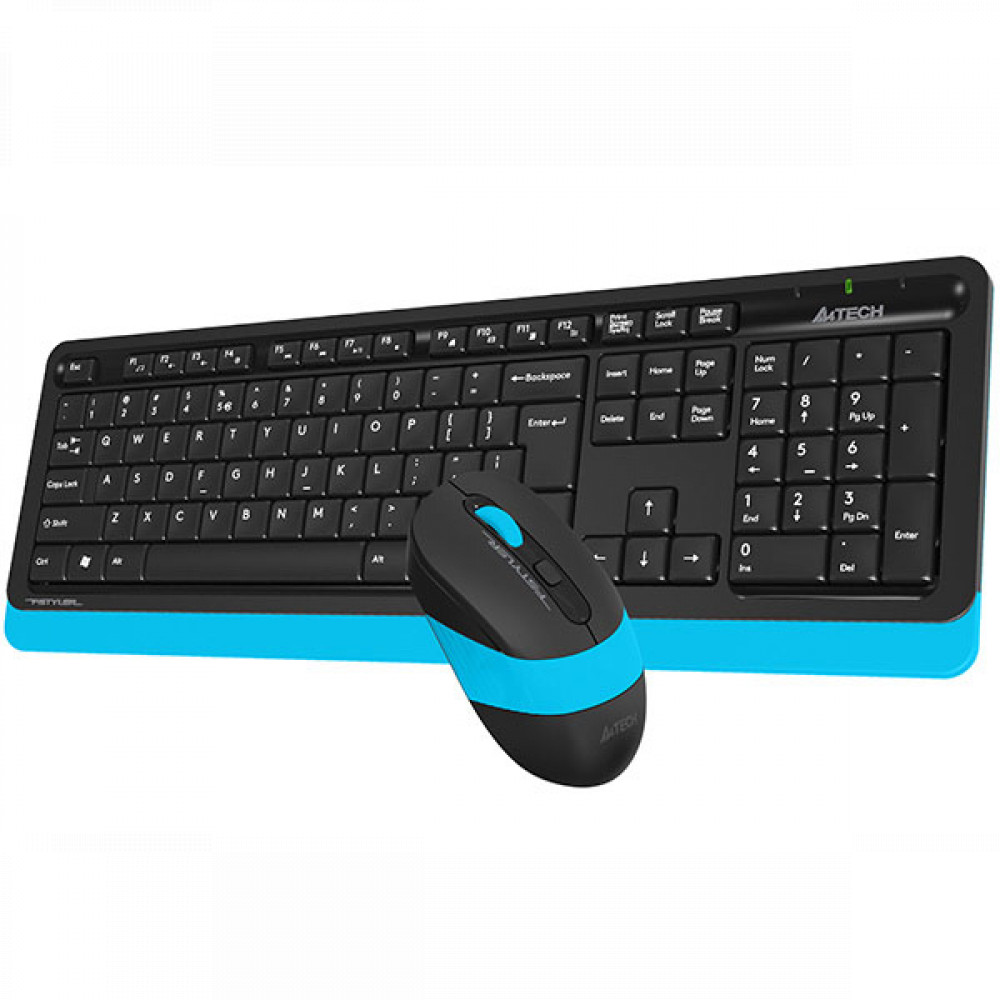 Клавиатура + мышь A4Tech Fstyler FG1010 Blue FG1010 BLUE - миниатюра 3