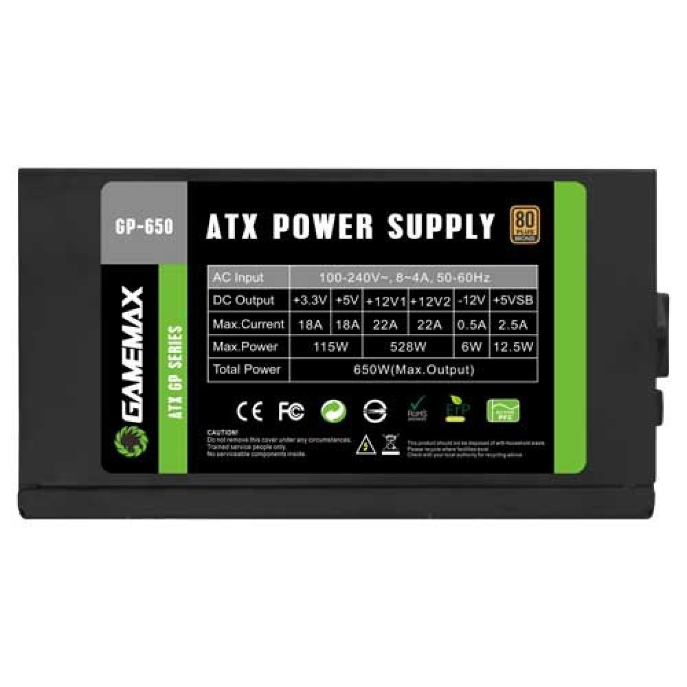 Блок питания GameMax GP-650 650 Вт - миниатюра 3