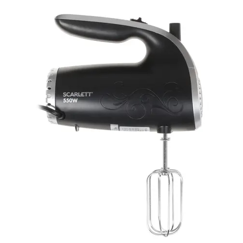 Миксер Scarlett SC-HM40S09 SC-HM40S09 черный Ручной, 550 Вт - миниатюра 3
