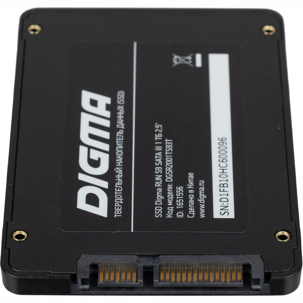 Жесткий диск Digma Run S9 DGSR2512GS93T SSD (твердотельные), 512 ГБ, 2.5 дюйма, SATA - миниатюра 2