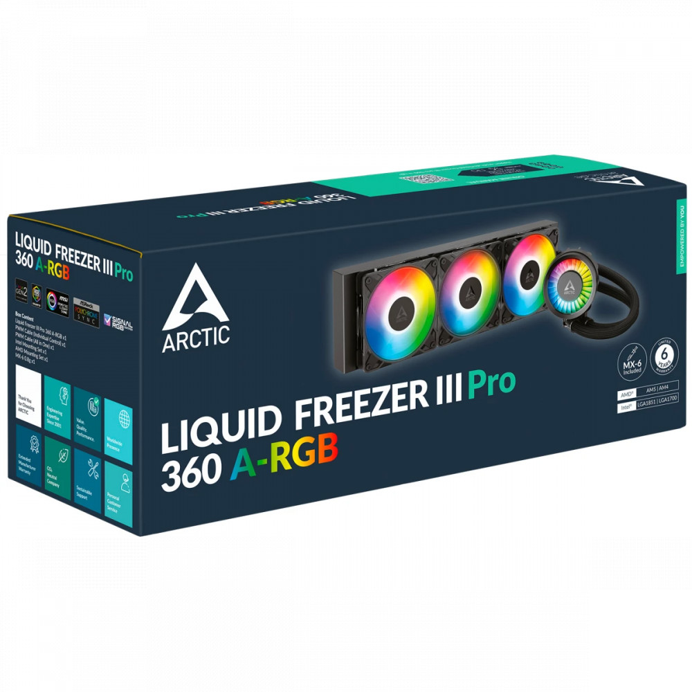 Блок питания ARCTIC Cooling Liquid Freezer III Pro 360 ARGB Black ACFRE00184A - миниатюра 5