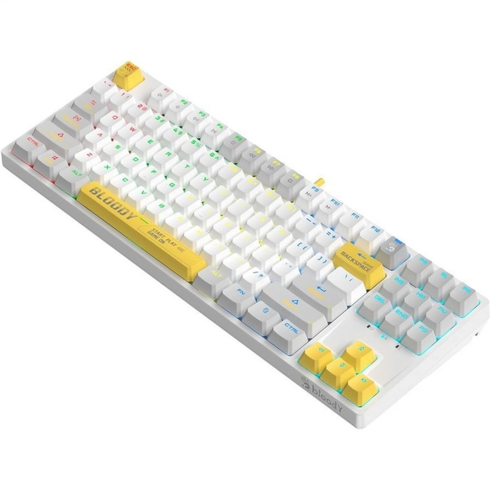 Клавиатура A4Tech Bloody S87 Energy White S87 USB ENERGY WHITE Проводная, USB - миниатюра 7