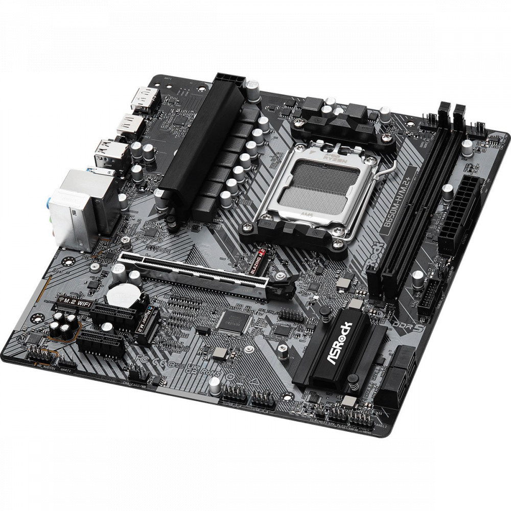 Материнская плата ASRock B650M-H/M.2+ Micro-ATX, AMD AM5 - миниатюра 3